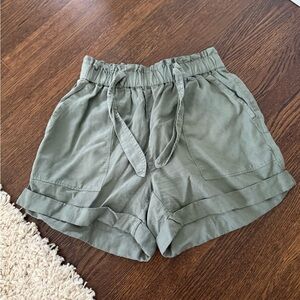 Aerie Sage Green High Waist Women's Shorts